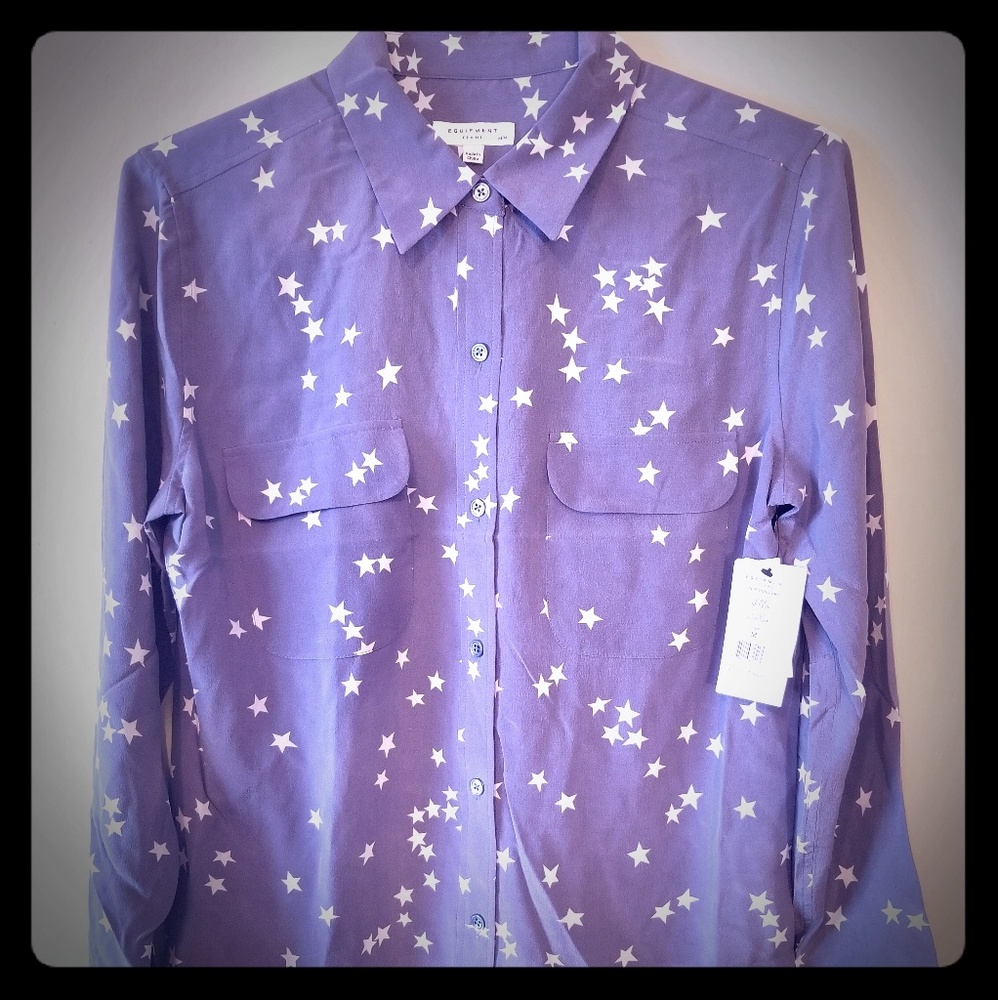 Equipment Slim Signature Silk Blouse - NWT